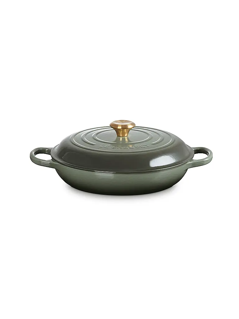 LE CREUSET | Faitout Gourmet 30cm/3,5l SIGNATURE  Thyme | dunkelgrün