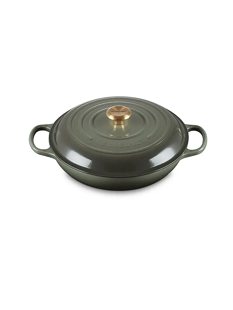 LE CREUSET | Faitout Gourmet 30cm/3,5l SIGNATURE  Thyme | dunkelgrün