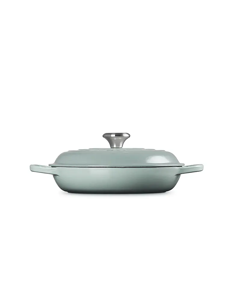 LE CREUSET | Faitout Gourmet SIGNATURE 26cm Sel Marin | Gris clair