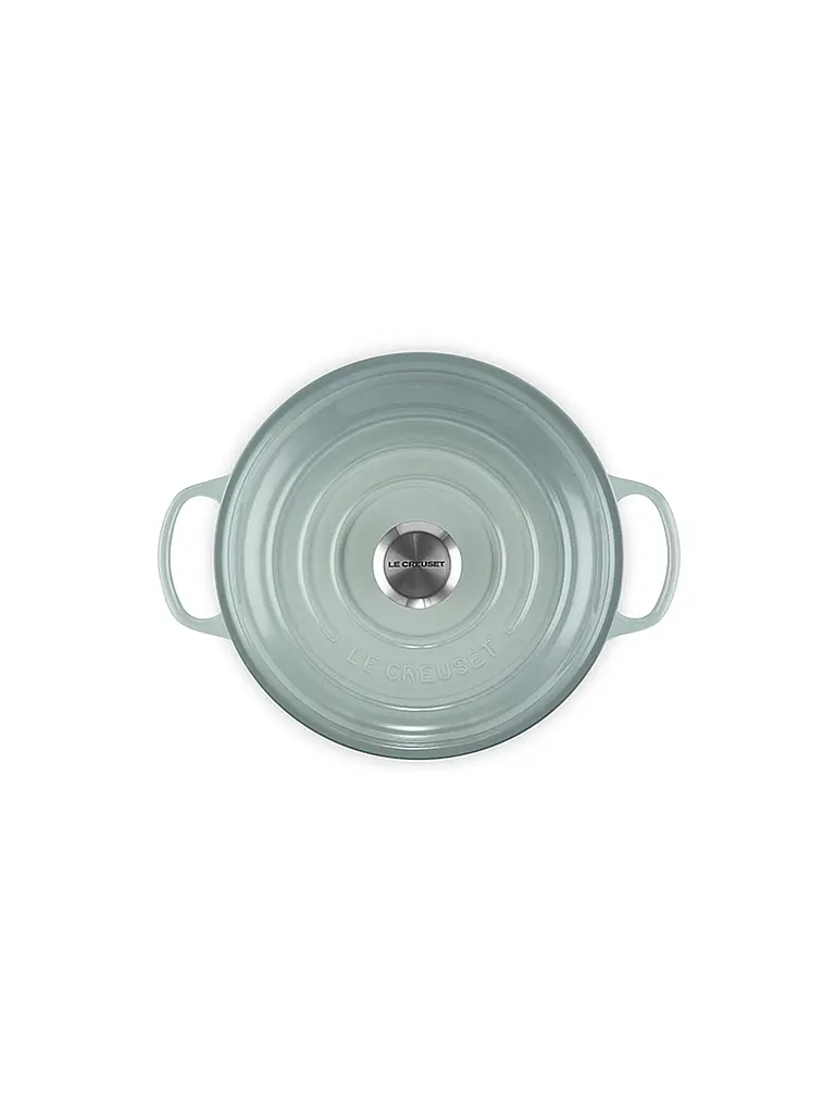 LE CREUSET | Faitout Gourmet SIGNATURE 26cm Sel Marin | Gris clair