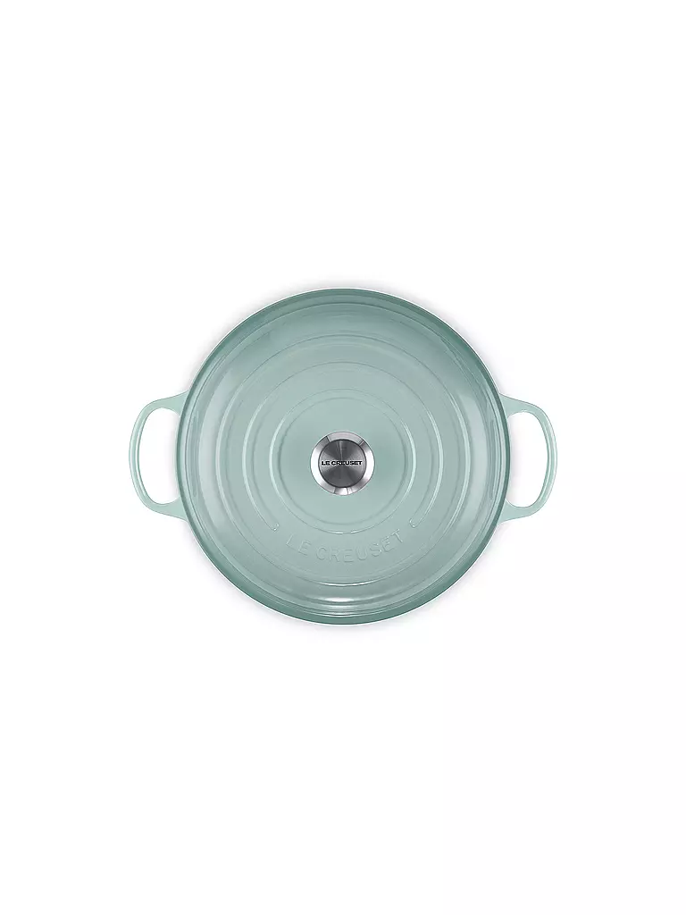 LE CREUSET | Gourmet Profitopf 30cm/3,5l SIGNATURE Sel Marin | hellgrau