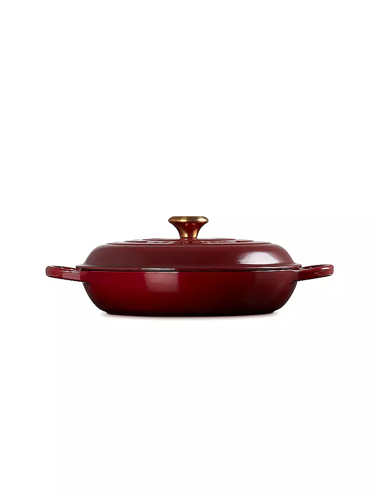 LE CREUSET | Gourmet Profitopf SIGNATURE 30cm/3,2l Grenat | dunkelrot