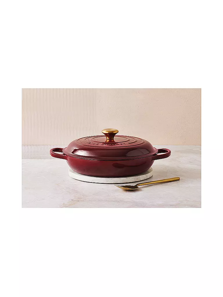 LE CREUSET | Gourmet Profitopf SIGNATURE 30cm/3,2l Grenat | 
