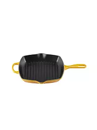 LE CREUSET | Grillpfanne quadratisch 26x26cm "Signature" (Schwarz) | Jaune