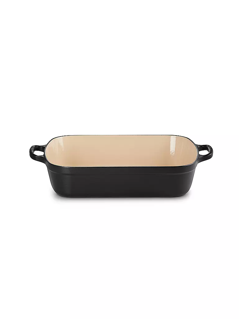 LE CREUSET | Gusseisen-Bratreine eckig 33cm/4,9l SIGNATURE Schwarz | Noir