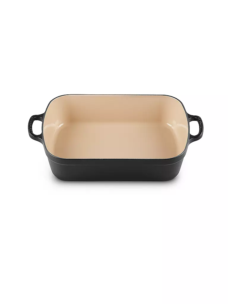 LE CREUSET | Gusseisen-Bratreine eckig 33cm/4,9l SIGNATURE Schwarz | Noir