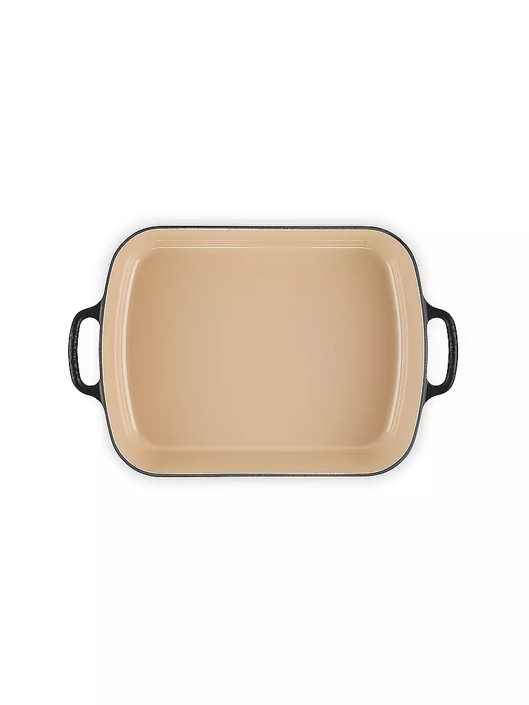 LE CREUSET | Gusseisen-Bratreine eckig 33cm/4,9l SIGNATURE Schwarz | Noir