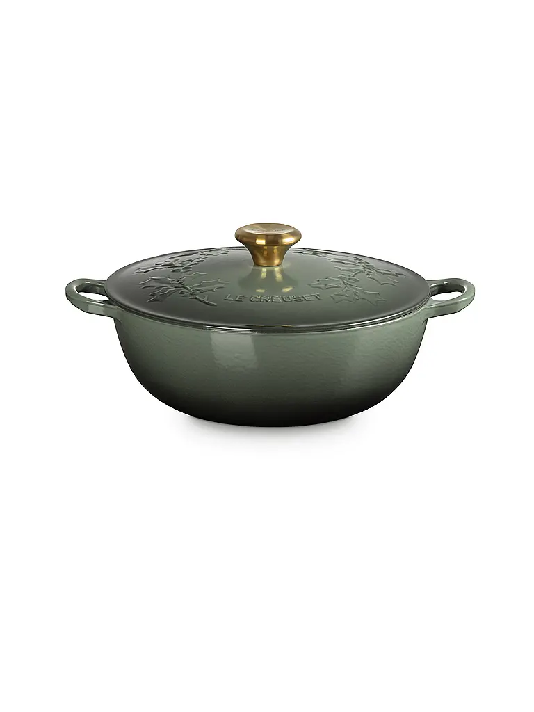 LE CREUSET | Marmite avec couvercle 26cm/4,1l LA MARMITE HOLLY Thyme | Vert foncé