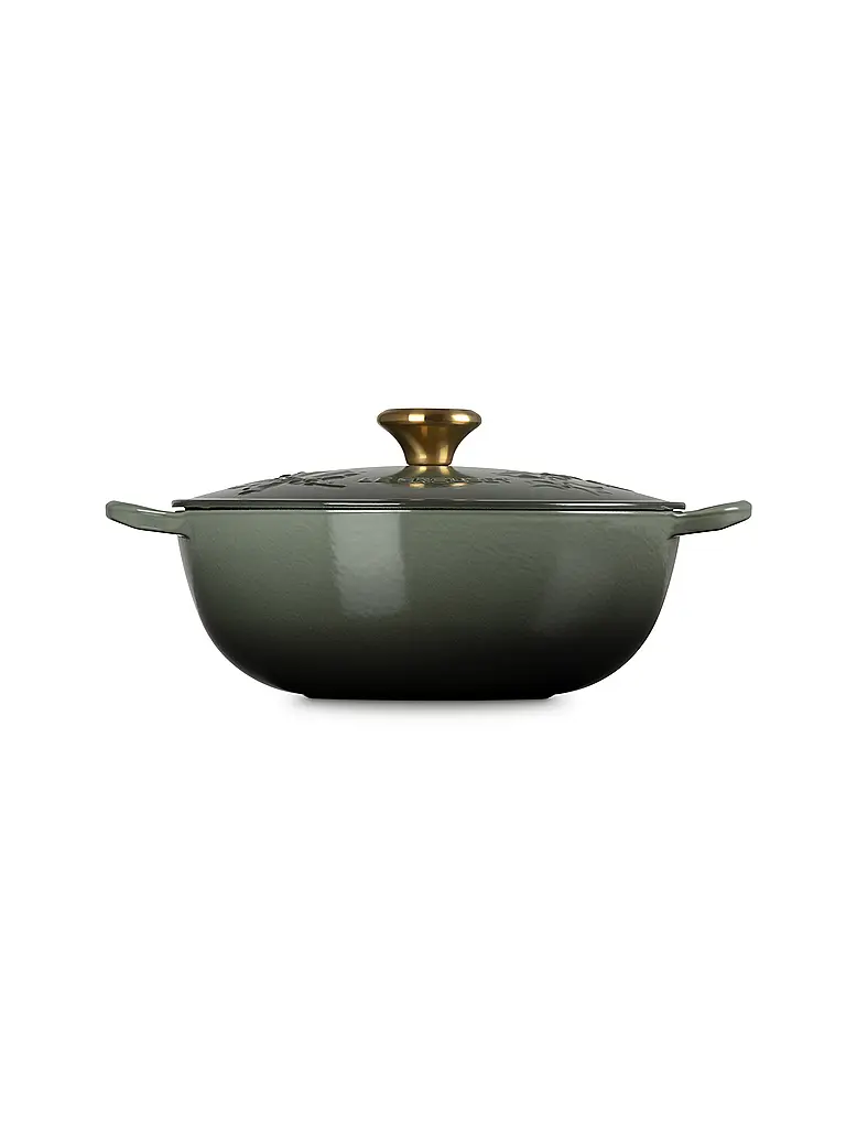 LE CREUSET | Marmite avec couvercle 26cm/4,1l LA MARMITE HOLLY Thyme | Vert foncé