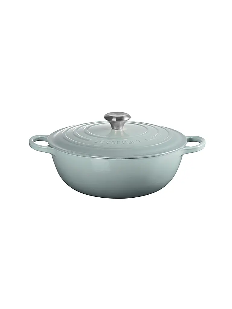 LE CREUSET | Marmite familiale 28 cm La Marmite SIGNATURE Sel de Mer | hellgrau