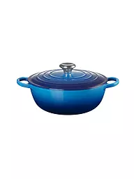 LE CREUSET | Familientopf  28cm La Marmite SIGNATURE Meringue | Bleu