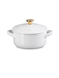 LE CREUSET | Mini cocotte avec couvercle 10cm/0,25l HOLLY White | Blanc