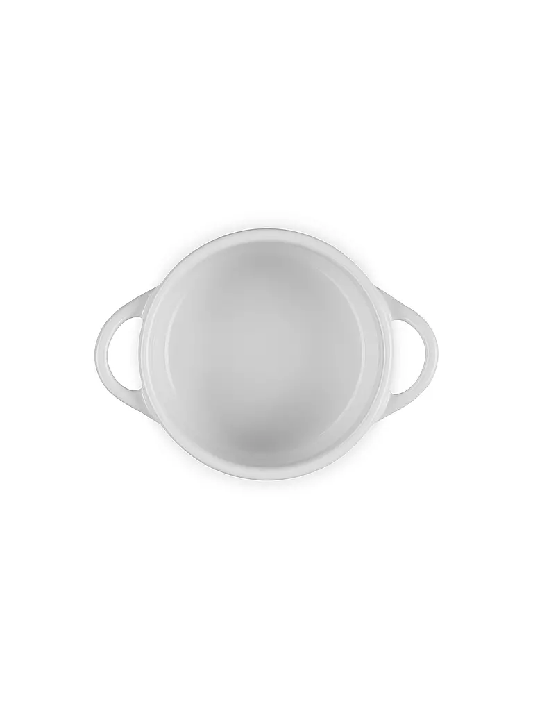 LE CREUSET | Mini Cocotte mit Deckel 10cm/0,25l HOLLY White | Blanc