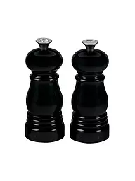 LE CREUSET | Mini set de moulins à sel et poivre 12,5 cm Meringue | Noir