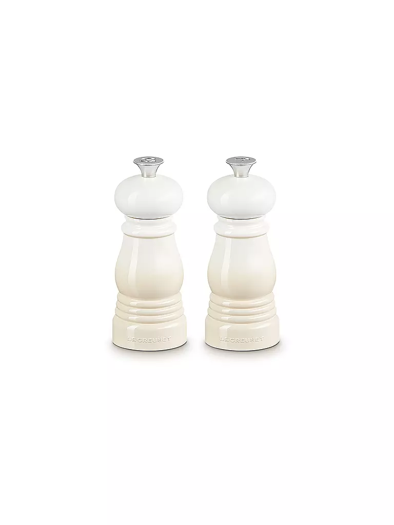 LE CREUSET | Mini set de moulins à sel et poivre 12,5 cm Meringue | creme