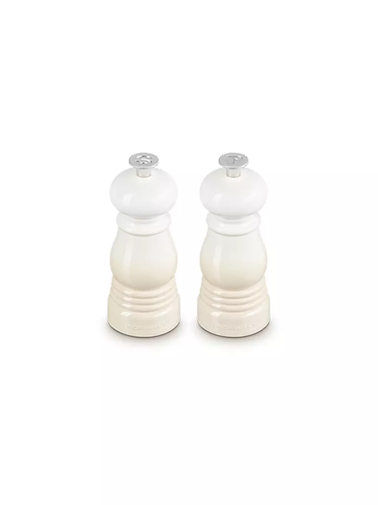 LE CREUSET | Mini set de moulins à sel et poivre 12,5 cm Meringue | creme