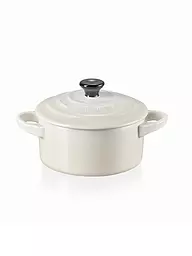 LE CREUSET | Mini-Cocotte POTERIE 10cm/0,2L Sel de Mer | Crème