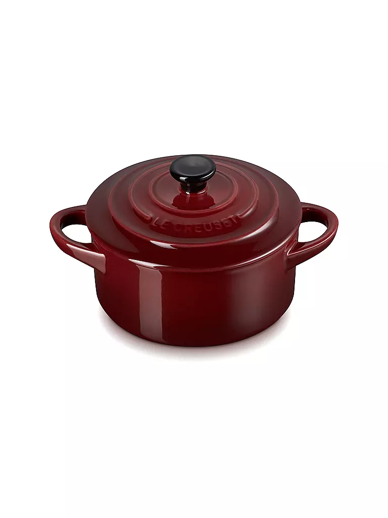LE CREUSET | Mini-Cocotte POTERIE 10cm/0,2L Grenat | dunkelrot