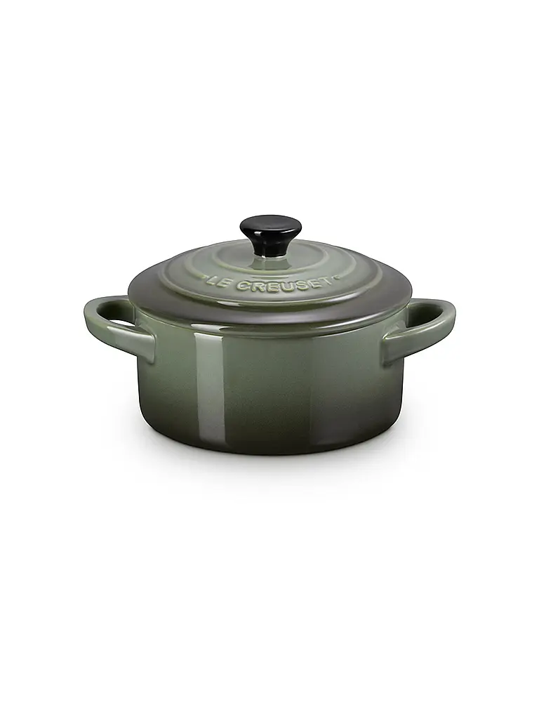 LE CREUSET | Mini-Cocotte POTERIE 10cm/0,2L Thym | dunkelgrün