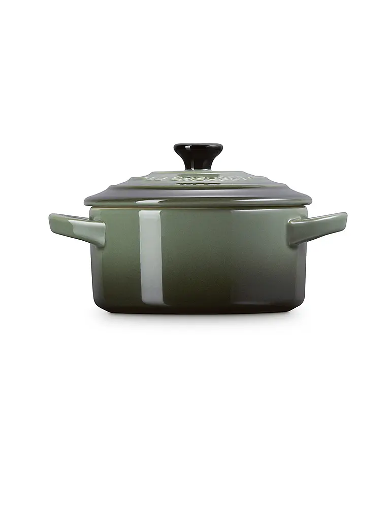 LE CREUSET | Mini-Cocotte POTERIE 10cm/0,2L Thym | dunkelgrün