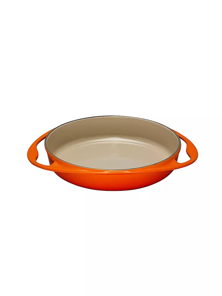 LE CREUSET | Moule à tarte Tartin en fonte 28cm (Rouge four) 2,6l | orange