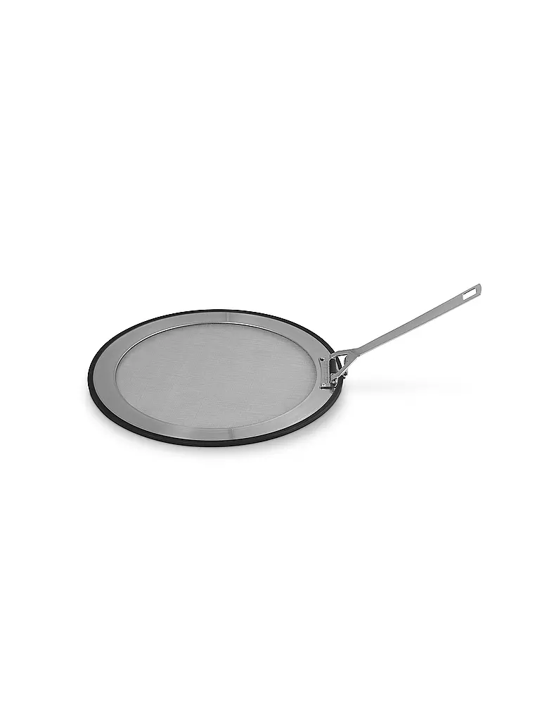 LE CREUSET | Pare-éclaboussures pour poêle 26-30 cm en acier inoxydable/antiadhésif | Argent
