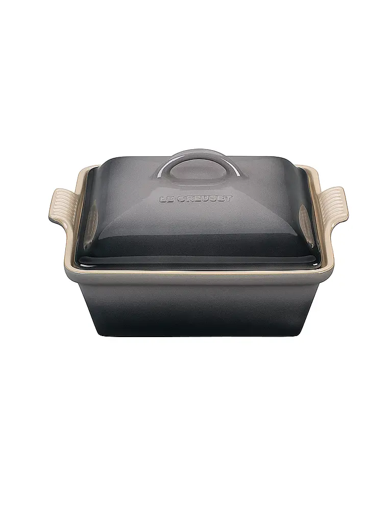 LE CREUSET | Plat à four carré avec couvercle 23cm/2,4l TRADITION Flint | grau