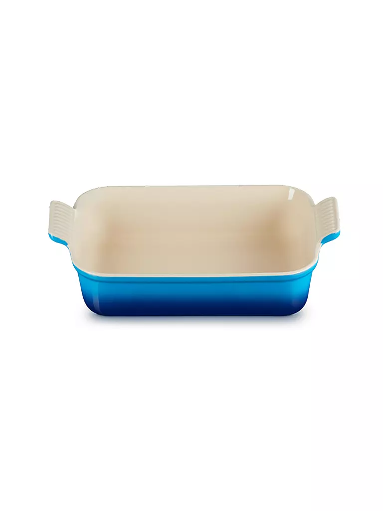 LE CREUSET | Plat à four rectangulaire Tradition en grès 26x19cm/2,4l Azure | blau