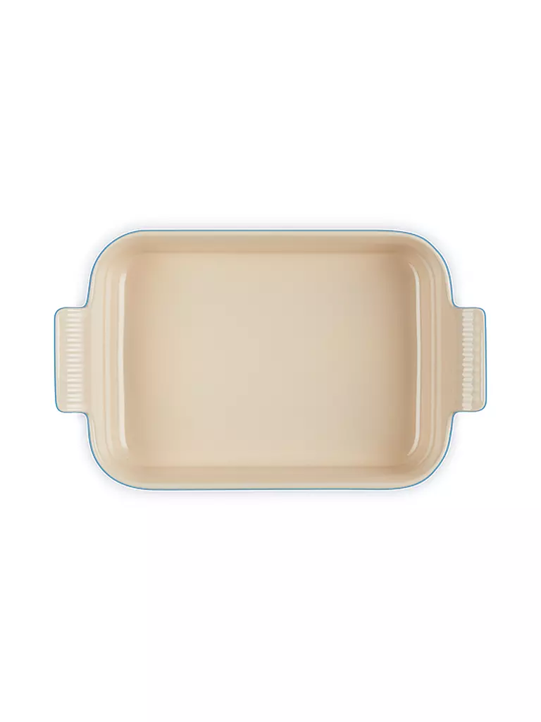 LE CREUSET | Plat à four rectangulaire Tradition en grès 26x19cm/2,4l Azure | 
