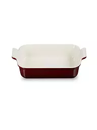 LE CREUSET | Plat à four Tradition 26x17cm/ 2,4l (Rouge four) | Rouge foncé