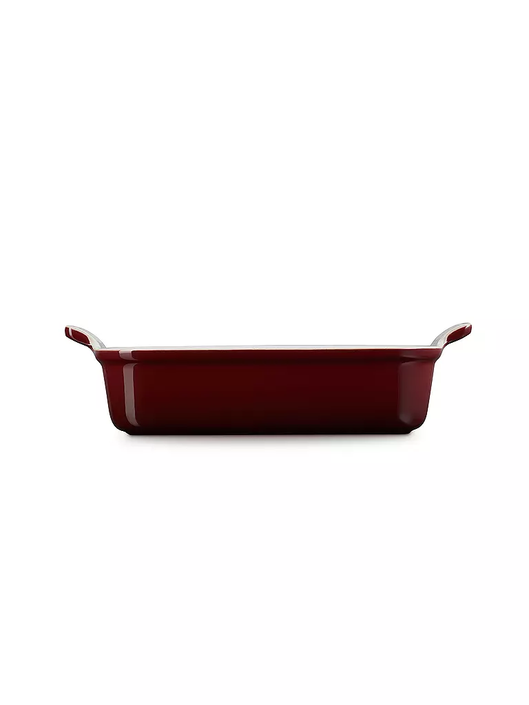 LE CREUSET | Plat à four rectangulaire Tradition en grès 26x19cm/2,4l Grenat | dunkelrot