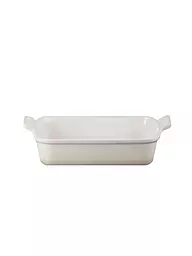 LE CREUSET | Plat à four Tradition 26x17cm/ 2,4l (Rouge four) | Crème