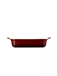 LE CREUSET | Plat à four Tradition 32x24cm/4l Sel de mer | Rouge foncé