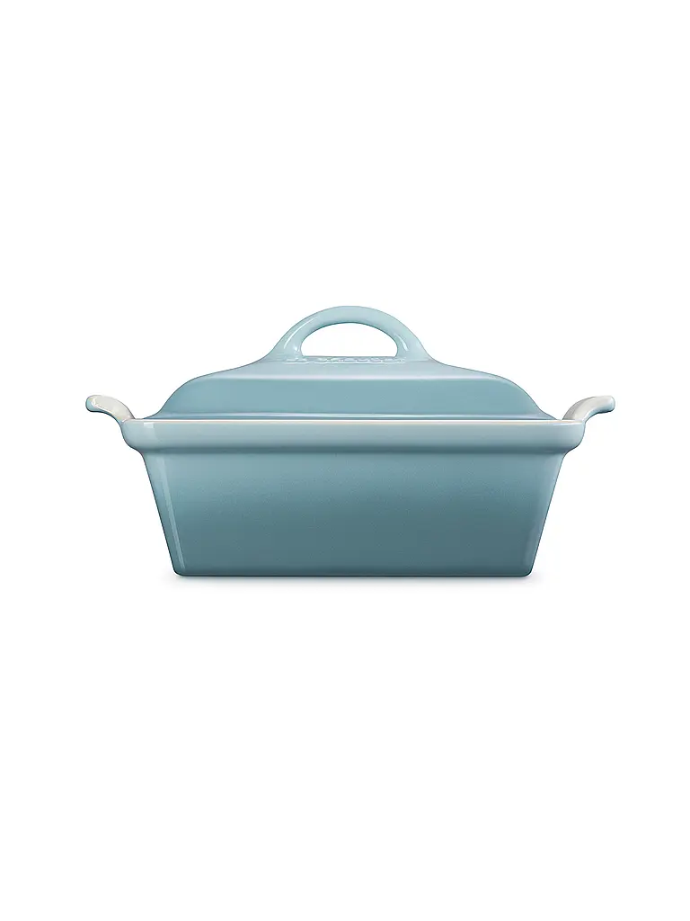 LE CREUSET | Plat à gratin carré avec couvercle 23cm/2,4l TRADITION Sel marin | 