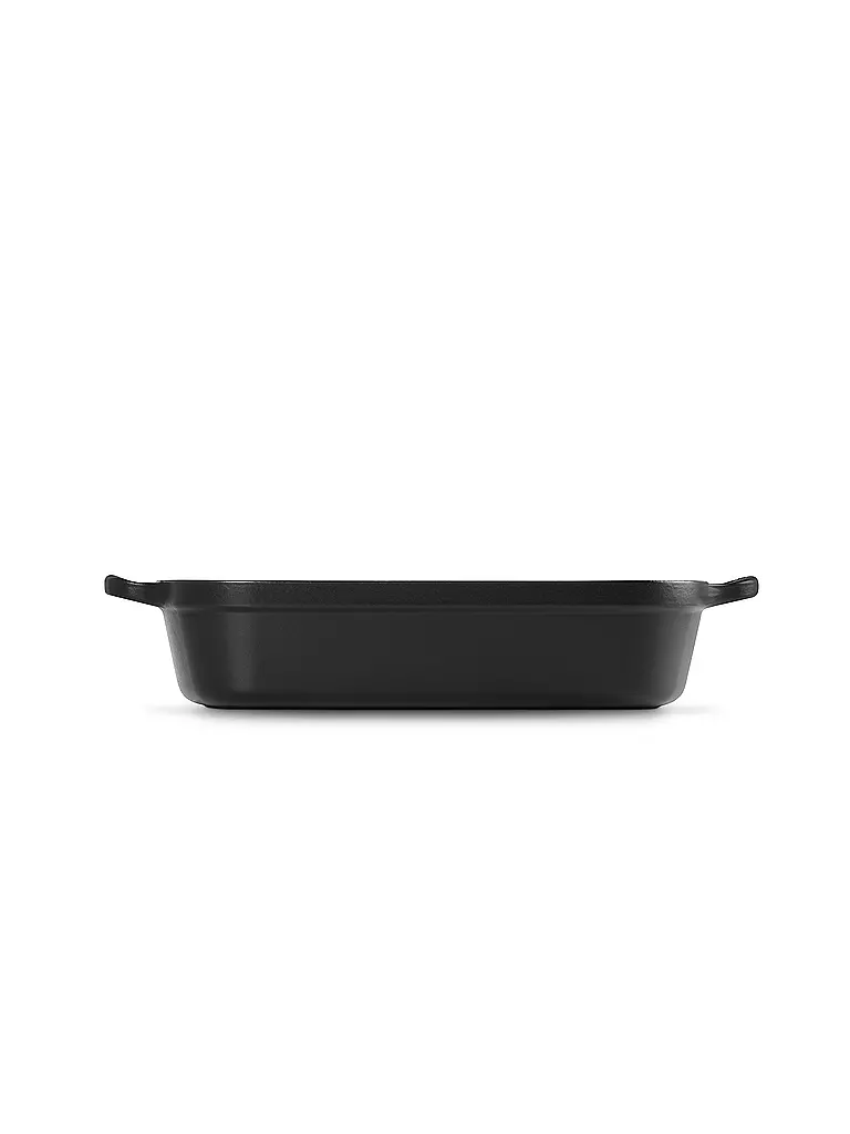 LE CREUSET | Plat à rôtir rectangulaire en fonte 33cm/4,9l SIGNATURE Noir | Noir