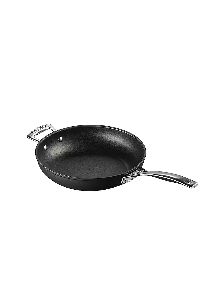 LE CREUSET | Poêle haute antiadhésive en aluminium avec poignée d'assistance 28cm/3,2l | schwarz