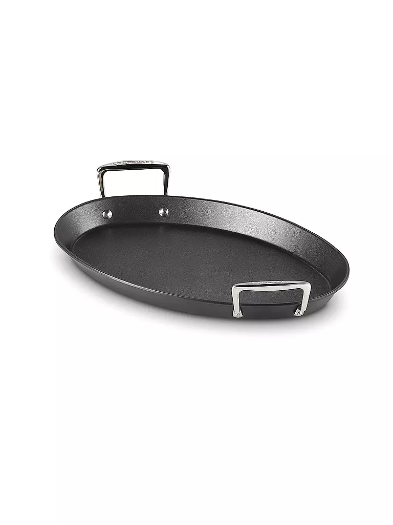 LE CREUSET | Poêle ovale antiadhésive en aluminium 40cm/2l Noir | 