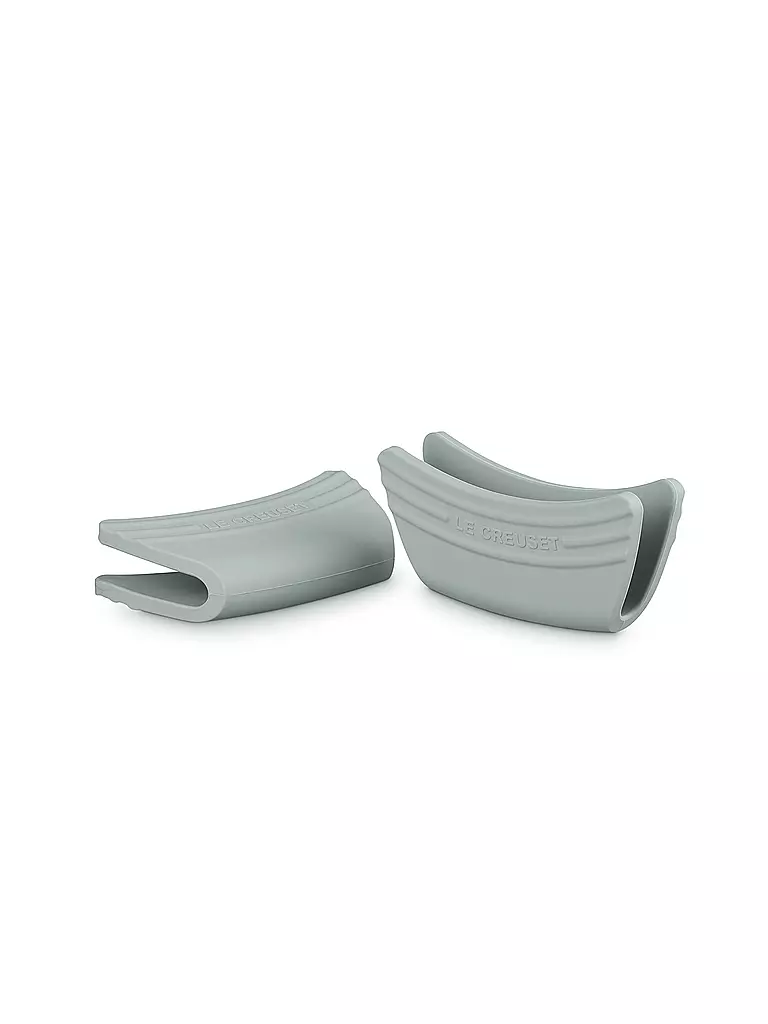 LE CREUSET | Protection de poignée en silicone, lot de 2, Garnet | hellgrau