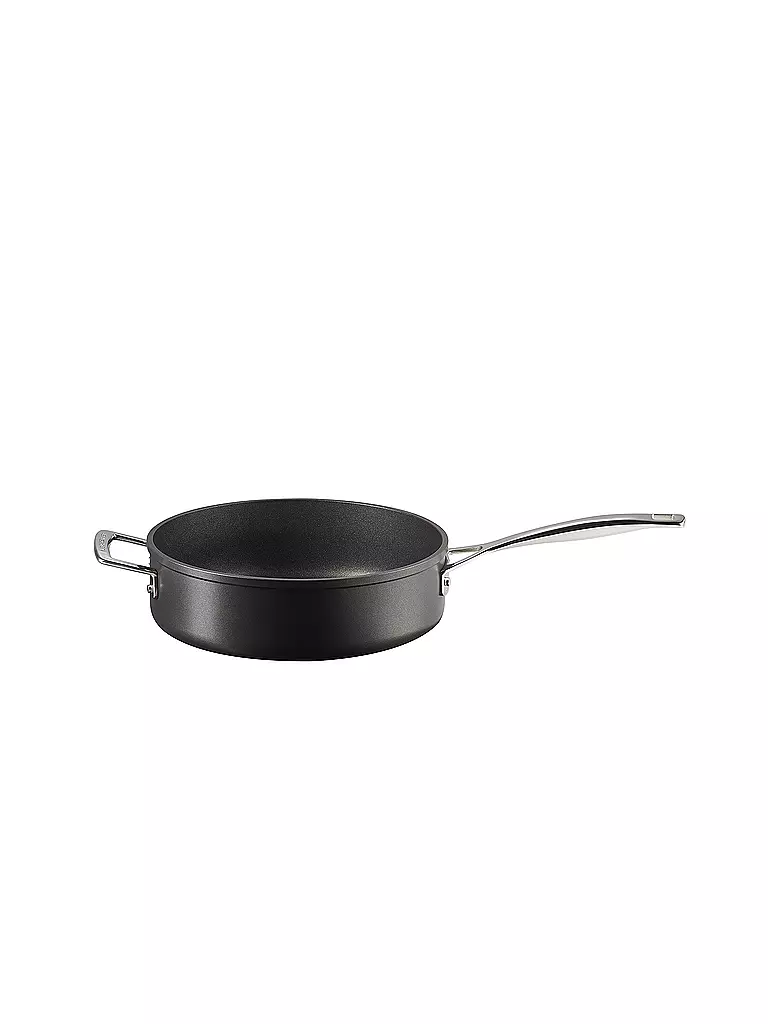 LE CREUSET | Sauteuse antiadhésive en aluminium avec poignée auxiliaire 26cm/4l | schwarz