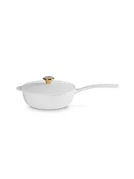 LE CREUSET | Stielkasserolle mit Deckel 21cm HOLLY Cotton | Beige