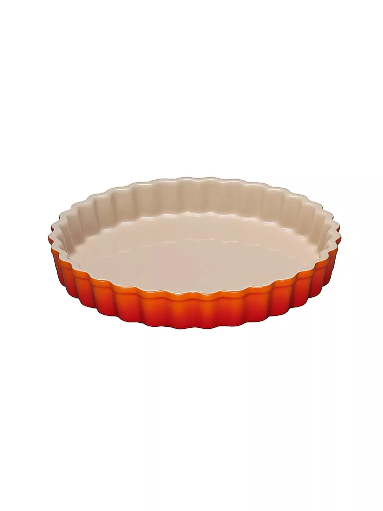 LE CREUSET | Tarteform "Poterie" 28cm/2,1l (Rouge Four) | orange