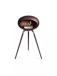 LE FEU | Cheminée 79cm GROUND HIGH Marron foncé | Marron