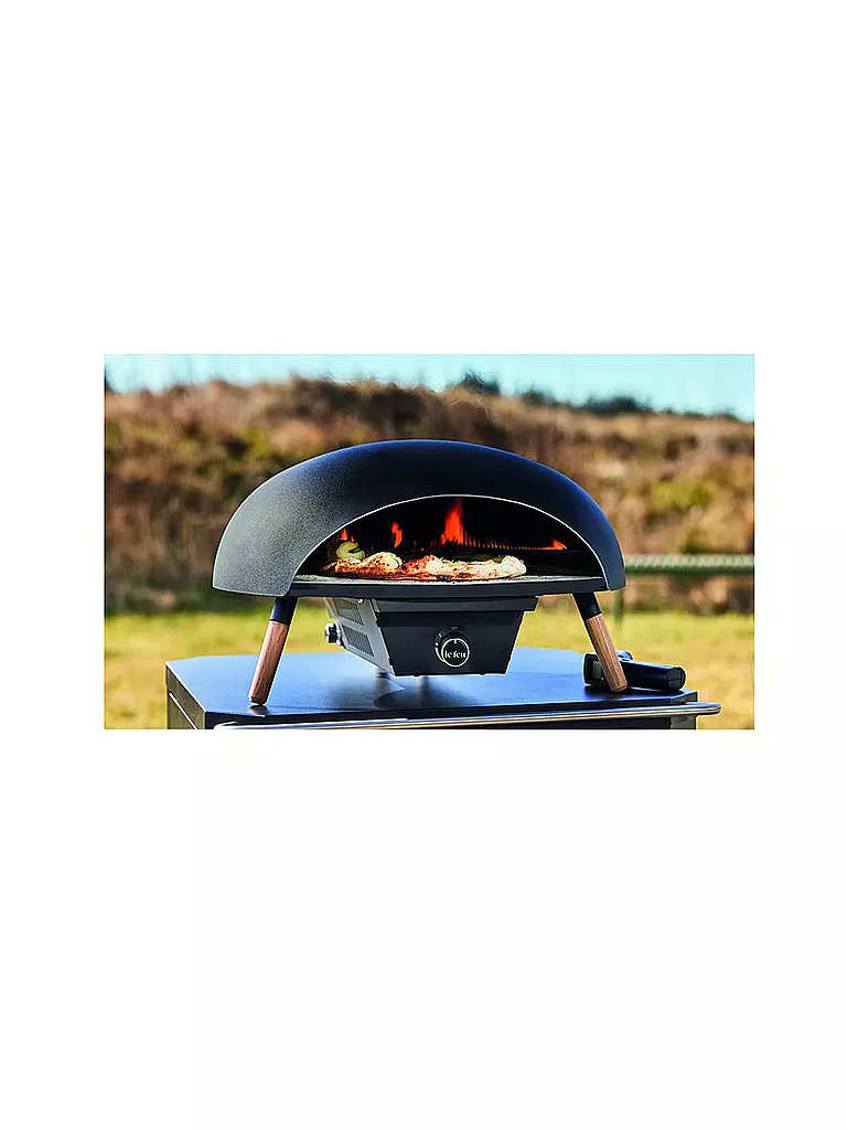 LE FEU | Four à pizza 52cm TURTLE 3.1 Noir | schwarz