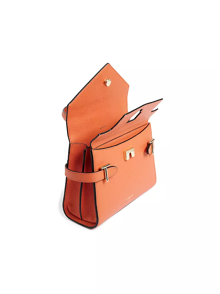 LE TANNEUR | Ledertasche - Henkeltasche EMILIE FLAP Small | Orange