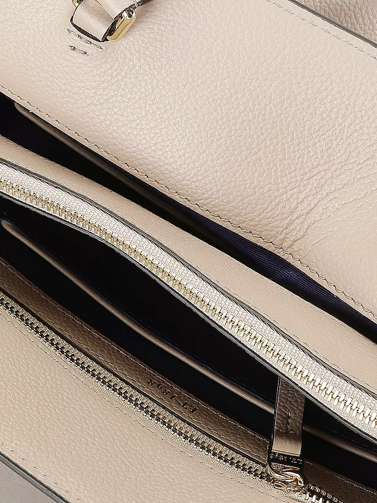 LE TANNEUR | Ledertasche - Henkeltasche EMILIE Medium  | Beige