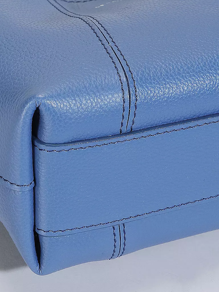 LE TANNEUR | Ledertasche - Hobo Bag JULIETTE Mini | Bleu clair