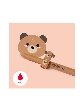 LEGAMI | Stylo gel effaçable - Ours en peluche