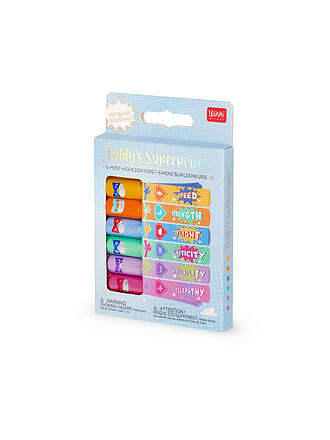 LEGAMI | 6 Mini Surligneurs - Teddy´s Superpower