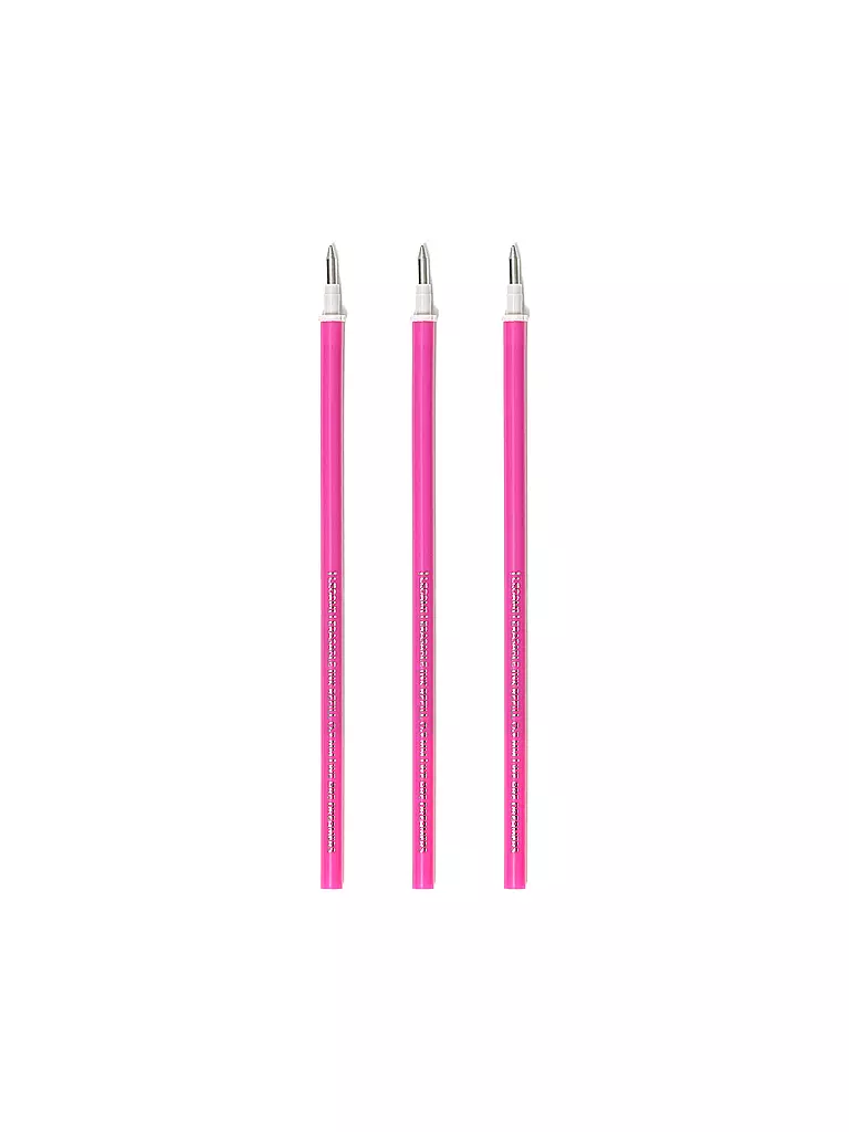 LEGAMI | Recharge pour stylo gel effaçable, lot de 3, rose | Aucune couleur