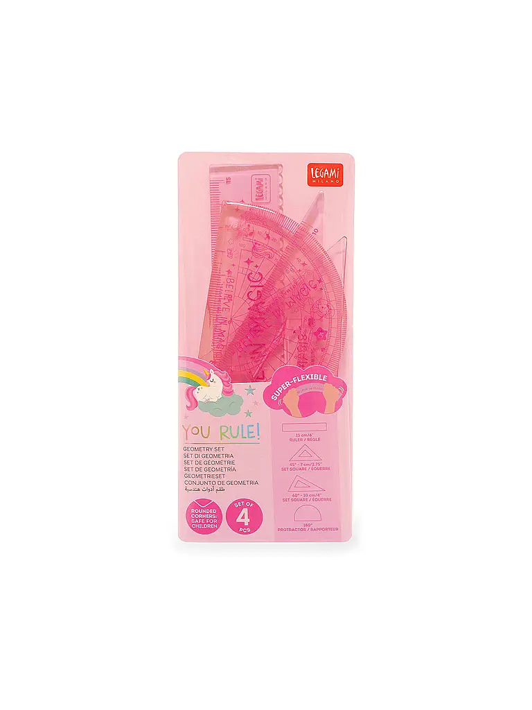 LEGAMI | Set de géométrie Tu décides ! UNICORN | Aucune couleur